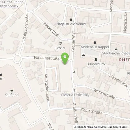 Standortübersicht der Tankstelle Stadtwerk Rheda-Wiedenbrück GmbH & Co. KG in 33378 Rheda-Wiedenbrück