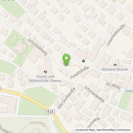 Standortübersicht der Tankstelle Energie Südbayern GmbH in 82496 Oberau