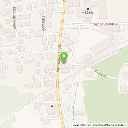 Standortübersicht der Tankstelle Energie Südbayern GmbH in 82442 Saulgrub