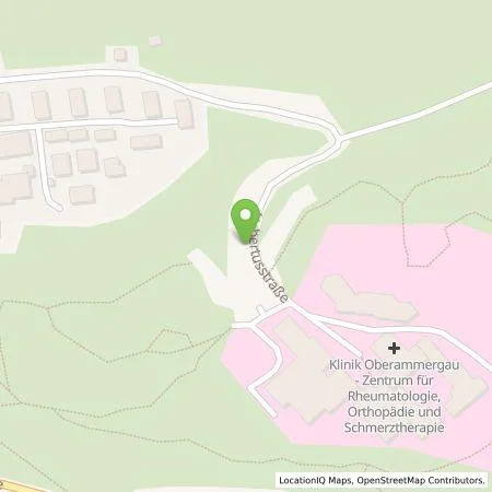 Standortübersicht der Tankstelle Energie Südbayern GmbH in 82487 Oberammergau