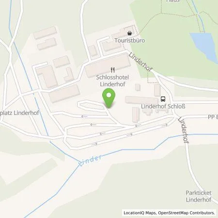 Standortübersicht der Tankstelle Energie Südbayern GmbH in 82488 Ettal