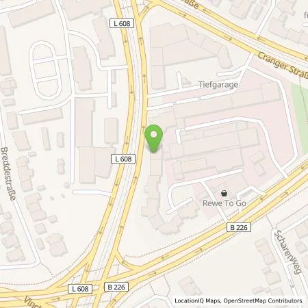 Standortübersicht der Tankstelle AHAG Automobil-Handels-Ges. Egon Gladen GmbH & Co. KG in 45897 Gelsenkirchen