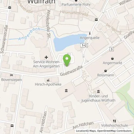 Standortübersicht der Tankstelle Neander Energie GmbH in 42489 Wülfrath