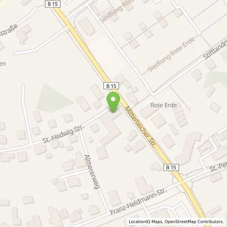 Standortübersicht der Tankstelle Autohaus W. Hager und Sohn GmbH in 95643 Tirschenreuth