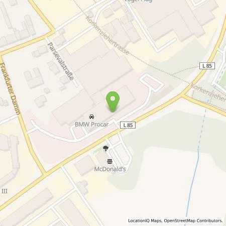 Standortübersicht der Tankstelle Procar Automobile GmbH in 42719 Solingen