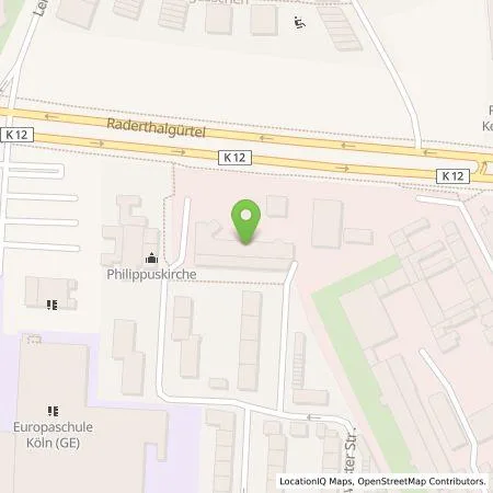 Standortübersicht der Tankstelle Procar Automobile GmbH in 50968 Köln