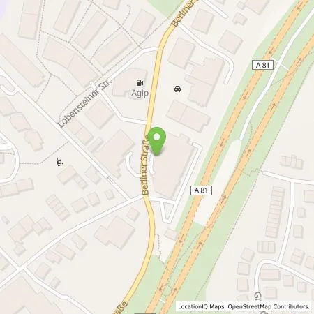 Standortübersicht der Tankstelle Autohaus Müller GmbH & Co. KG in 71229 Leonberg