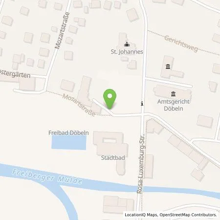 Standortübersicht der Tankstelle Stadtwerke Döbeln GmbH in 04720 Döbeln