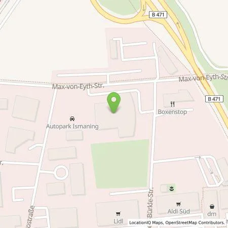 Standortübersicht der Tankstelle Spaett GmbH & Co. KG in 85737 Ismaning