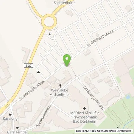 Standortübersicht der Tankstelle PfalzLader GmbH in 67098 Bad Dürkheim