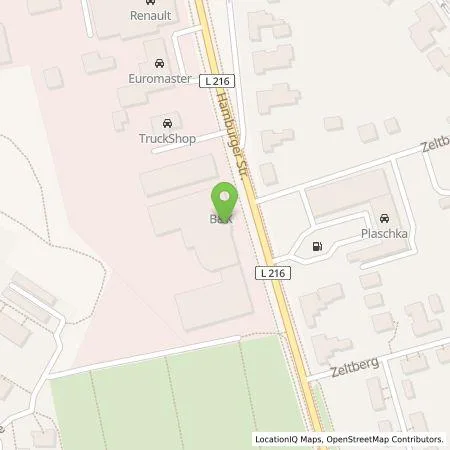 Standortübersicht der Tankstelle B & K GmbH & Co. KG (Lüneburg) in 21339 Lüneburg