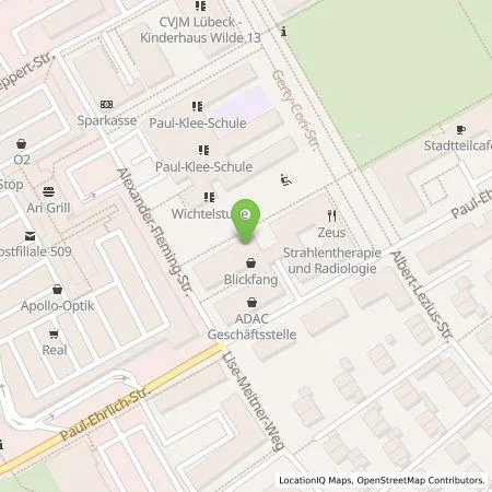 Standortübersicht der Tankstelle United Capital Beteiligungsgesellschaft mbH in 23562 Lübeck