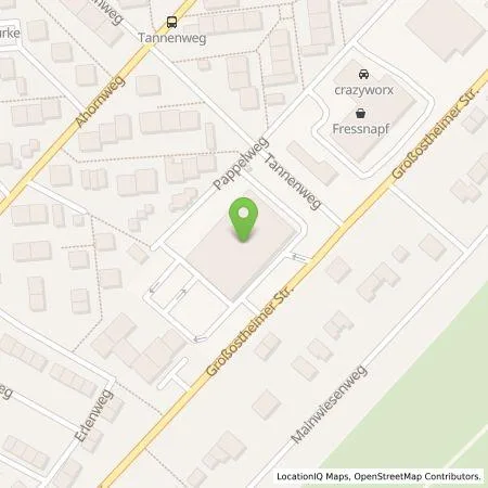 Standortübersicht der Tankstelle Hermann Arnold GmbH in 63741 Aschaffenburg