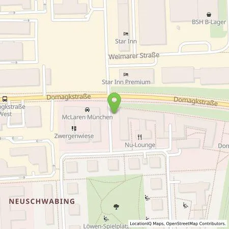 Standortübersicht der Tankstelle NTT DATA Deutschland GmbH in 80807 München