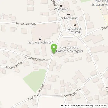 Standortübersicht der Tankstelle Energie Südbayern GmbH in 83101 Rohrdorf