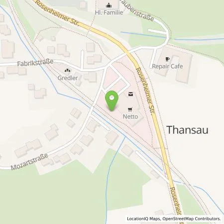 Standortübersicht der Tankstelle Energie Südbayern GmbH in 83101 Rohrdorf