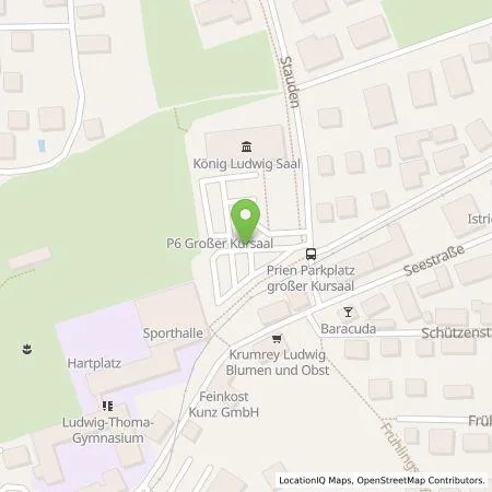 Standortübersicht der Tankstelle Energie Südbayern GmbH in 83209 Prien