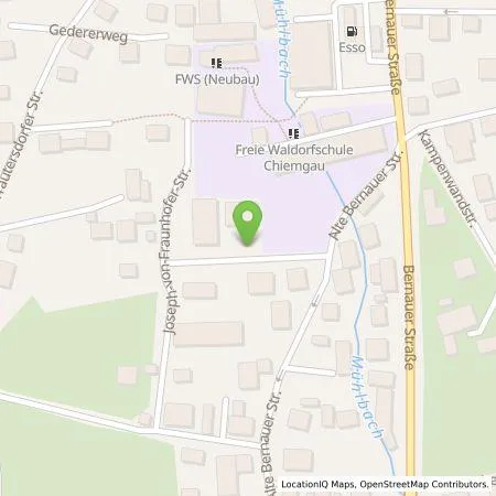 Standortübersicht der Tankstelle Energie Südbayern GmbH in 83209 Prien am Chiemsee