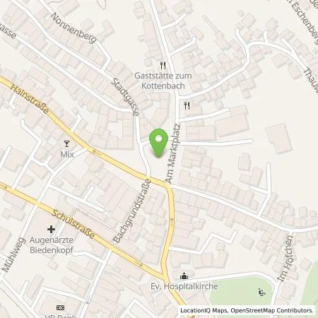 Standortübersicht der Tankstelle SWB Stadtwerke Biedenkopf GmbH in 35216 Biedenkopf