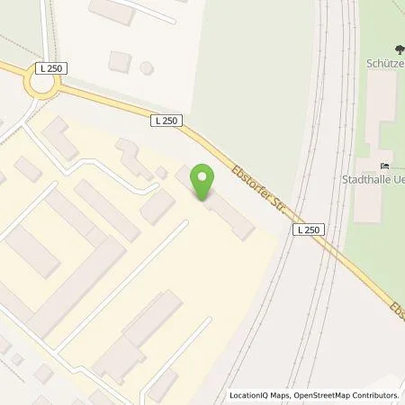 Standortübersicht der Tankstelle Elektro-Rosin GmbH in 29525 Uelzen