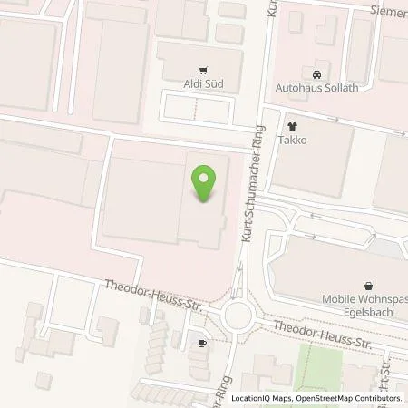 Standortübersicht der Tankstelle delta pronatura GmbH in 63329 Egelsbach