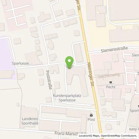 Standortübersicht der Tankstelle Sparkasse bad Neustadt a.d. Saale in 97616 Bad Neustadt a. d. Saale