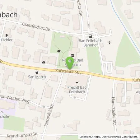 Standortübersicht der Tankstelle Gemeinde Bad Feilnbach in 83075 Bad Feilnbach