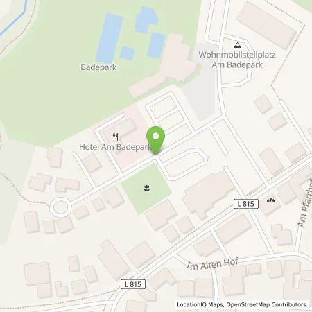 Standortübersicht der Tankstelle Hotel Am Badepark, A.&D.Warmerdam GbR. in 26160 Bad Zwischenahn