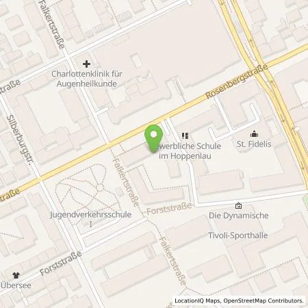 Standortübersicht der Tankstelle DKS Immobiliengesellschaft in 70174 Stuttgart