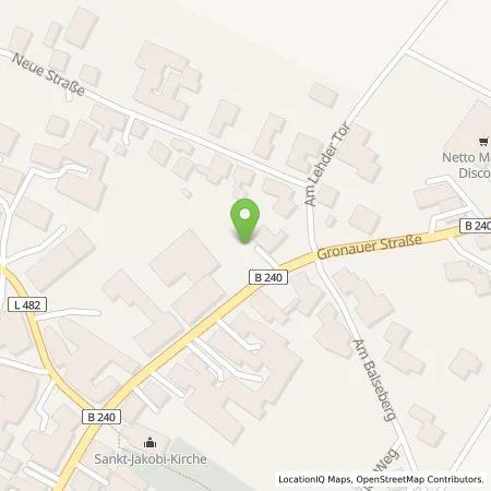 Standortübersicht der Tankstelle Überlandwerk Leinetal GmbH in 31036 Eime