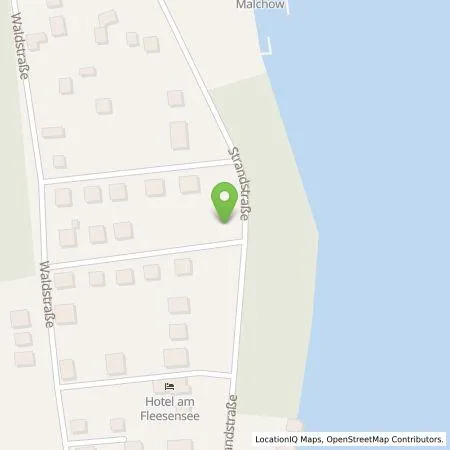 Standortübersicht der Tankstelle Stadtwerke Malchow GmbH in 17213 Malchow