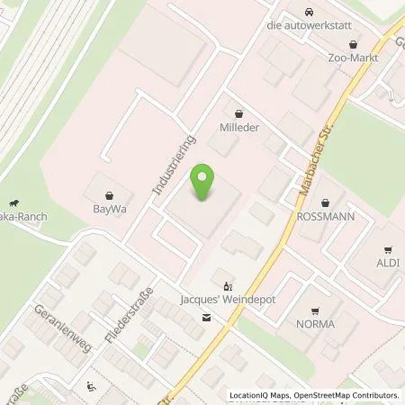 Standortübersicht der Tankstelle camLine Holding AG in 85238 Petershausen