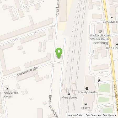 Standortübersicht der Tankstelle Merseburger Wasser und Service GmbH in 06217 Merseburg