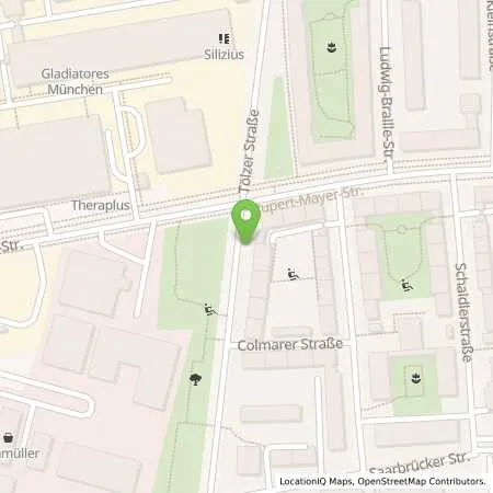 Standortübersicht der Tankstelle SWM Versorgungs GmbH in 81379 München