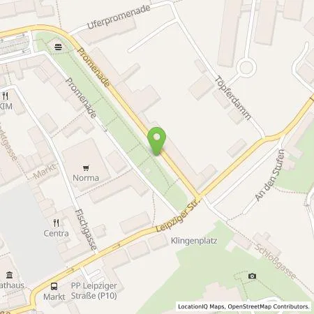 Standortübersicht der Tankstelle Stadtwerke Weißenfels GmbH in 06667 Weißenfels