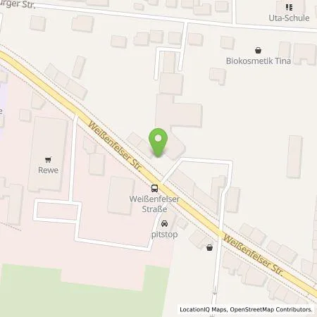 Standortübersicht der Tankstelle Technische Werke Naumburg GmbH in 06618 Naumburg