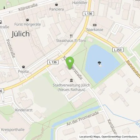 Standortübersicht der Tankstelle SWJ EE-Verwaltung GmbH in 52428 Jülich