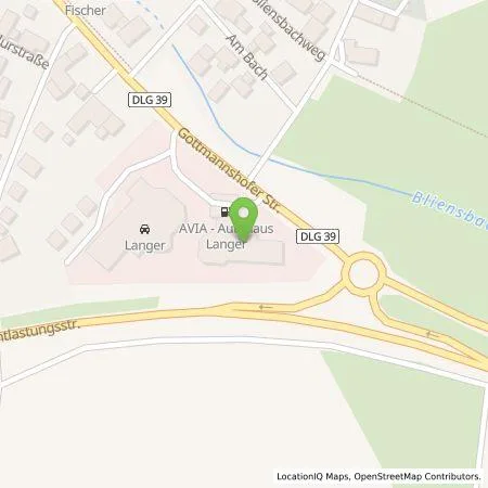 Standortübersicht der Tankstelle Autohaus Langer GmbH & Co. KG in 86637 Wertingen