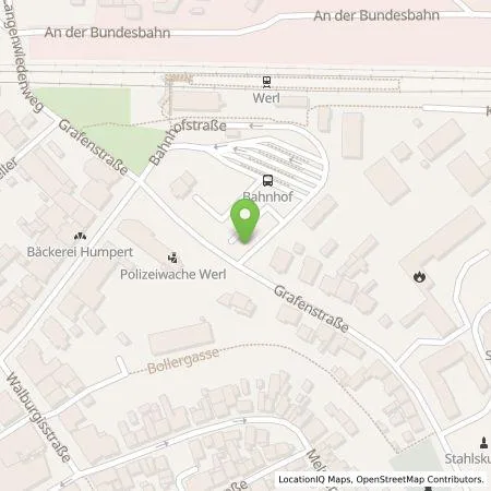 Standortübersicht der Tankstelle Servicewerke Westfalen GmbH & Co. KG in 59457 Werl