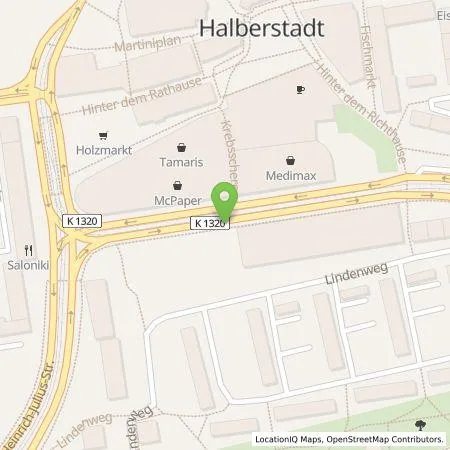 Standortübersicht der Tankstelle Regioladen+ GmbH & Co.KG in 38820 Halberstadt