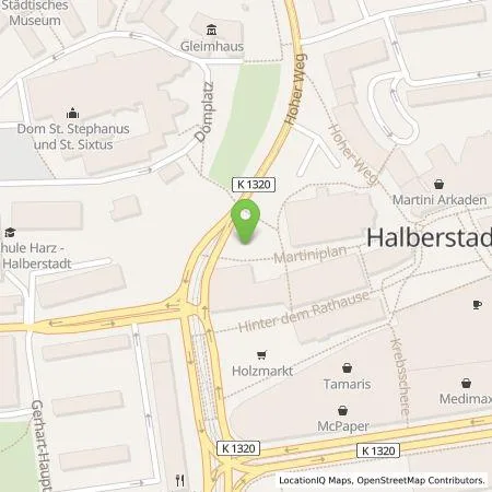 Standortübersicht der Tankstelle Regioladen+ GmbH & Co.KG in 38820 Halberstadt