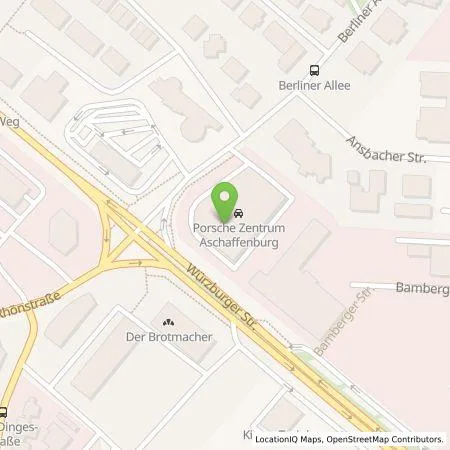 Standortübersicht der Tankstelle HENRICI Sportwagen GmbH in 63739 Aschaffenburg