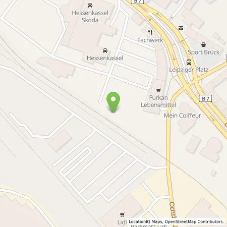 Standortübersicht der Tankstelle Glinicke Energie+Service GmbH in 34123 Kassel