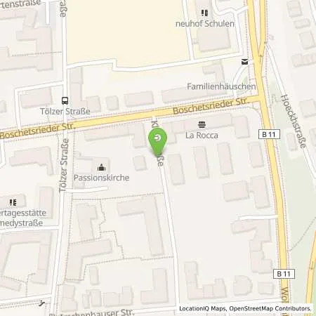 Standortübersicht der Tankstelle SWM Versorgungs GmbH in 81379 München