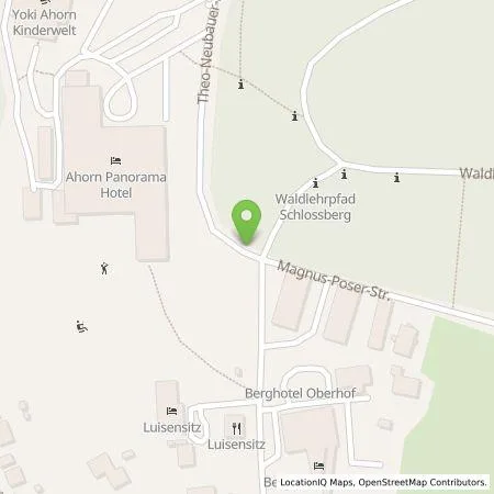 Standortübersicht der Tankstelle Ahorn Hotels in 98559 Oberhof