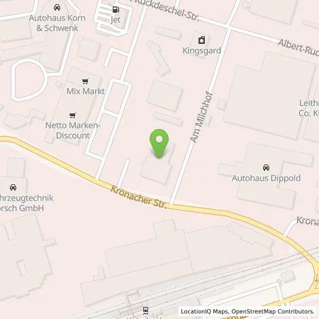 Standortübersicht der Tankstelle Autohaus Herrnleben GmbH in 95326 Kulmbach