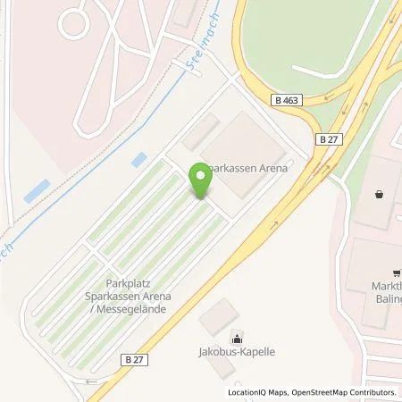 Standortübersicht der Tankstelle Stadtwerke Balingen in 72336 Balingen