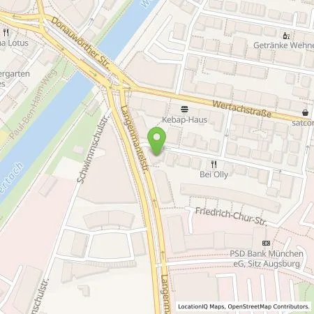 Standortübersicht der Tankstelle Sunflower Management GmbH & Co. KG in 86153 Augsburg