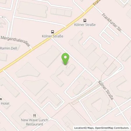 Standortübersicht der Tankstelle Sunflower Management GmbH & Co. KG in 65760 Eschborn