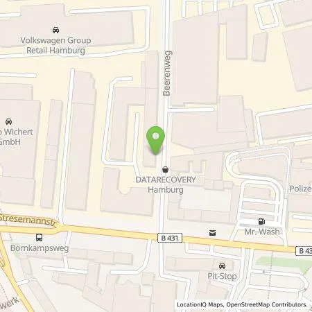 Standortübersicht der Tankstelle Sunflower Management GmbH & Co. KG in 22761 Hamburg